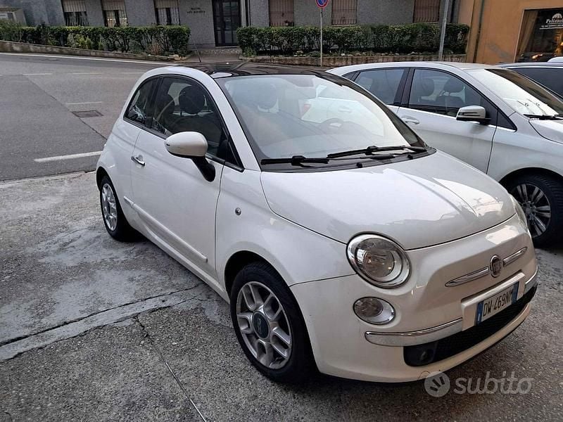 Usata Fiat 500C 2009 Bianco Cabrio
