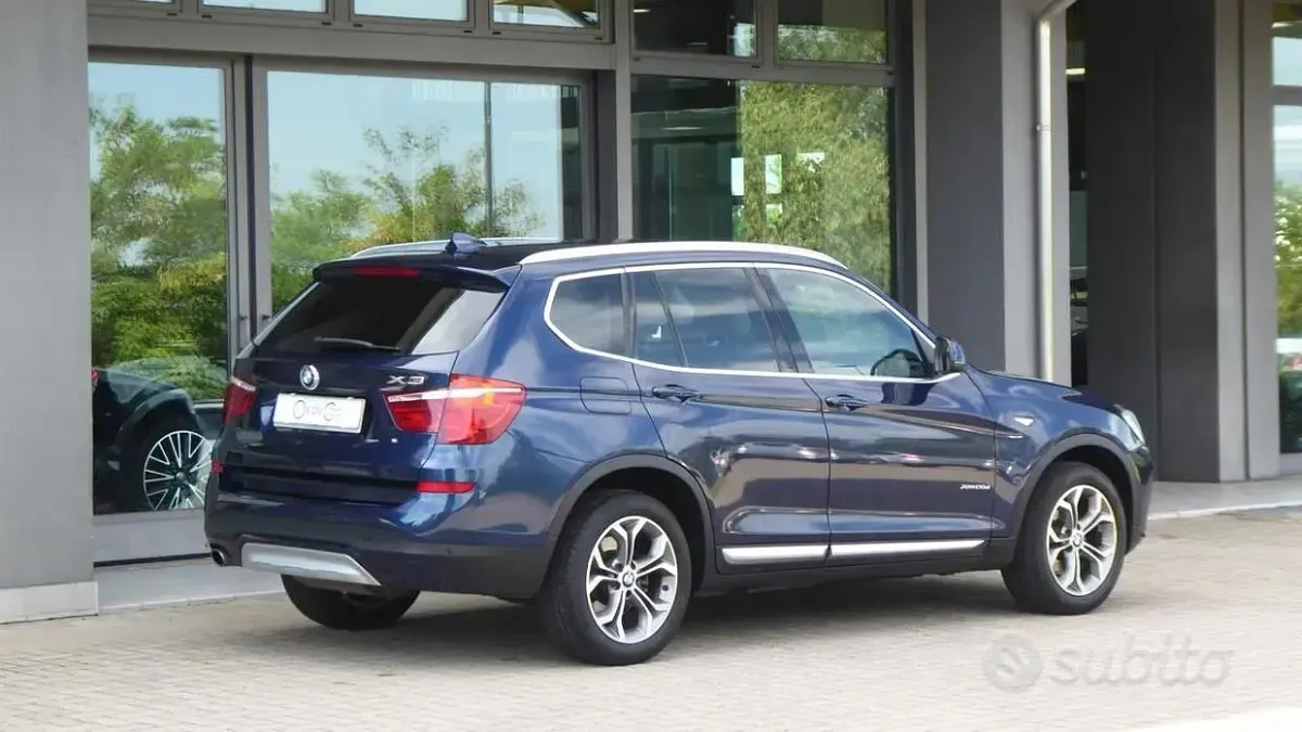 Usata BMW X3 xLine 190 CV (139 kW) 2016 Deepsea blue SUV