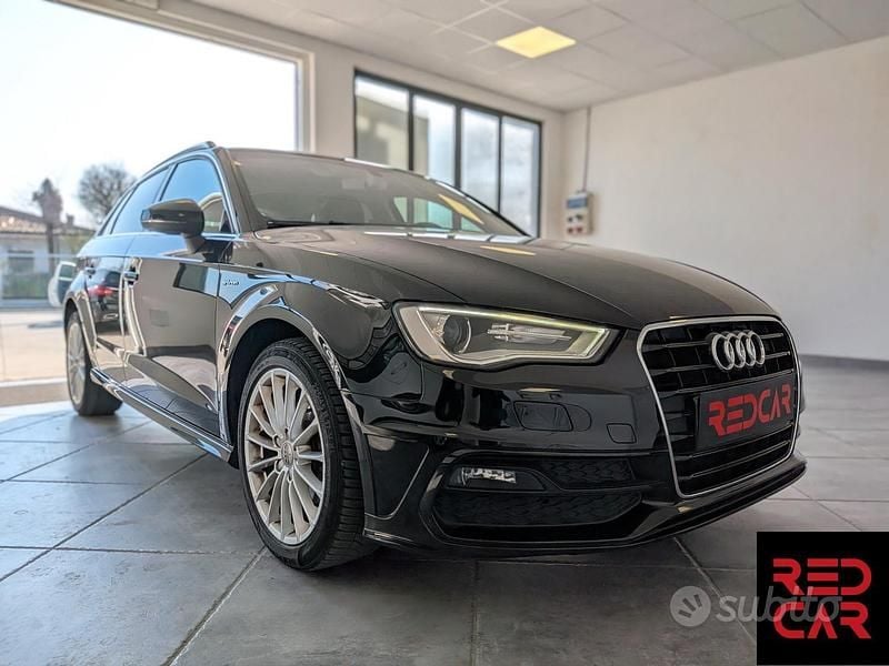 Usata Audi A3 S-Line 110 CV (80 kW) 2016 Nero Berlina