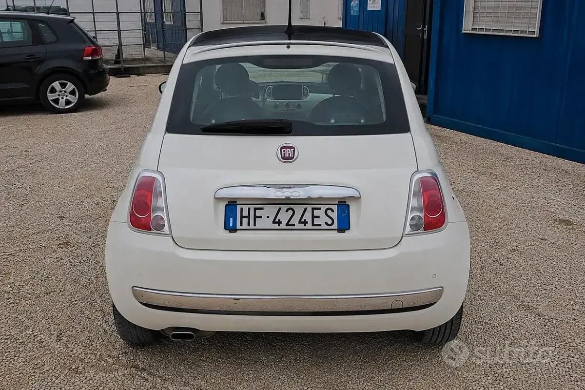 Usata Fiat 500 Lounge 69 CV (50 kW) 2013 Bianco Berlina