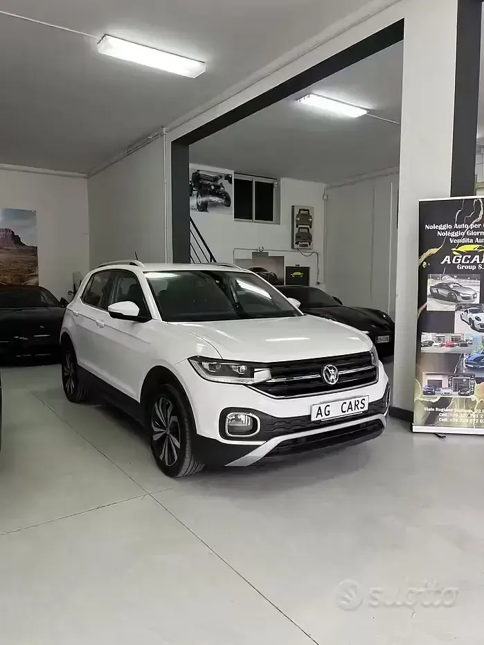 Usata VW T-Cross Style 95 CV (69 kW) 2020 Bianco SUV