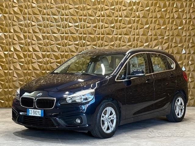 Usata BMW 216 Active Tourer Advantage 115 CV (84 kW) 2015 Blu Monovolume
