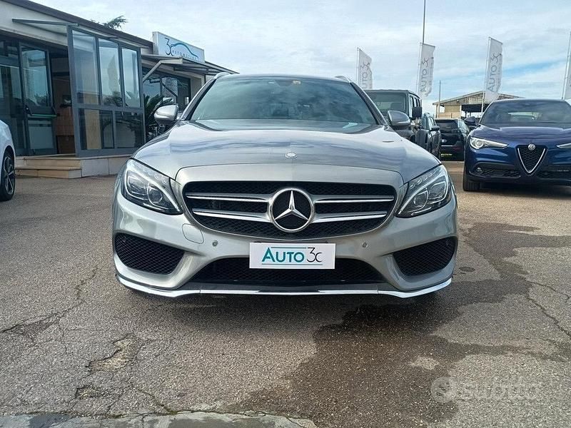 Usata Mercedes C250 Premium Plus 204 CV (150 kW) 2015 Grigio Station wagon