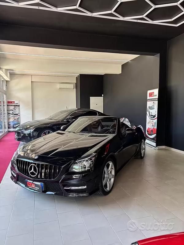 Usata Mercedes SLK200 Premium 184 CV (135 kW) 2013 Nero Cabrio