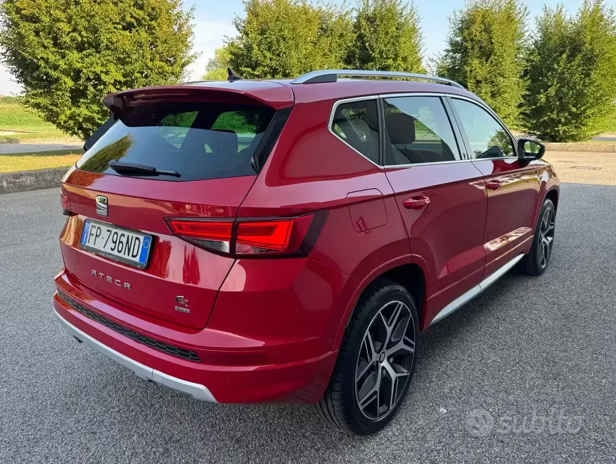Usata Seat Ateca 4Drive 190 CV (139 kW) 2018 Rosso SUV