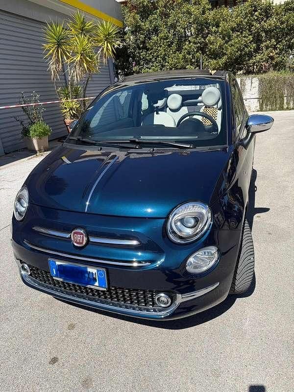 Usata Fiat 500C Rockstar 69 CV (50 kW) 2020 Blu/azzurro Cabrio