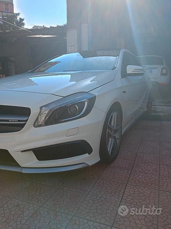 Usata Mercedes A45 AMG AMG 360 CV (264 kW) 2013 Bianco Berlina