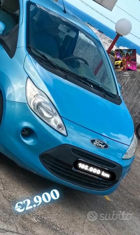 Usata Ford Ka Titanium 75 CV (55 kW) 2010 Blu/azzurro Utilitaria