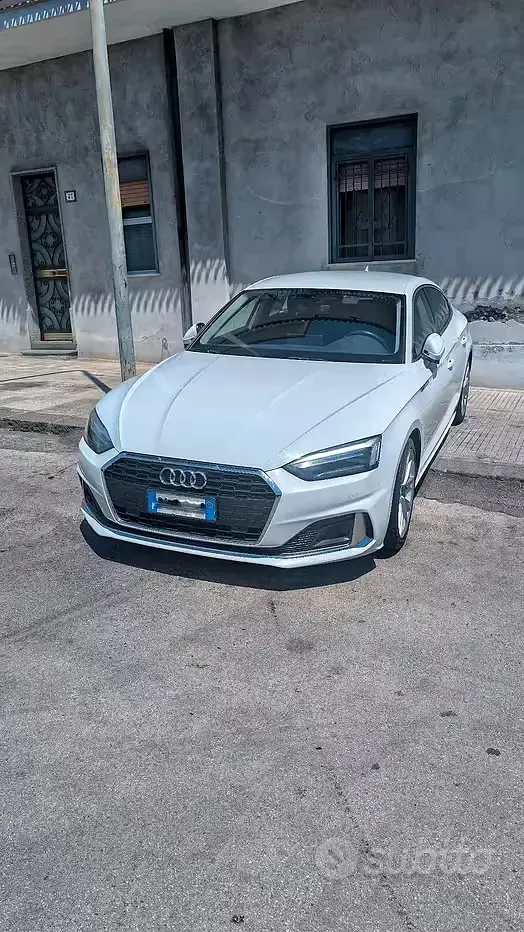 Usata Audi A5 Sportback Advanced 204 CV (150 kW) 2020 Bianco Utilitaria