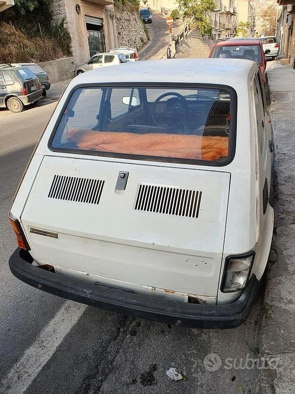 Usata Fiat 126 1970 Bianco Utilitaria