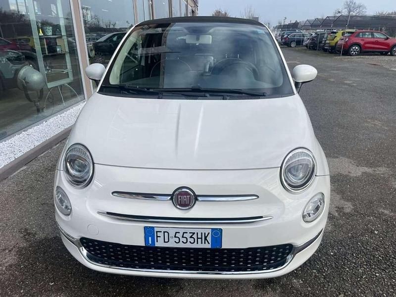 Usata Fiat 500C Lounge 69 CV (50 kW) 2016 Bianco Cabrio