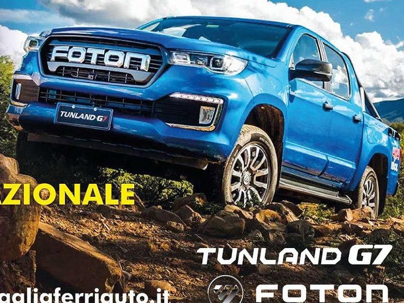 Nuova Foton Tunland G7 165 CV (121 kW) 2025 Grigio Pick-up