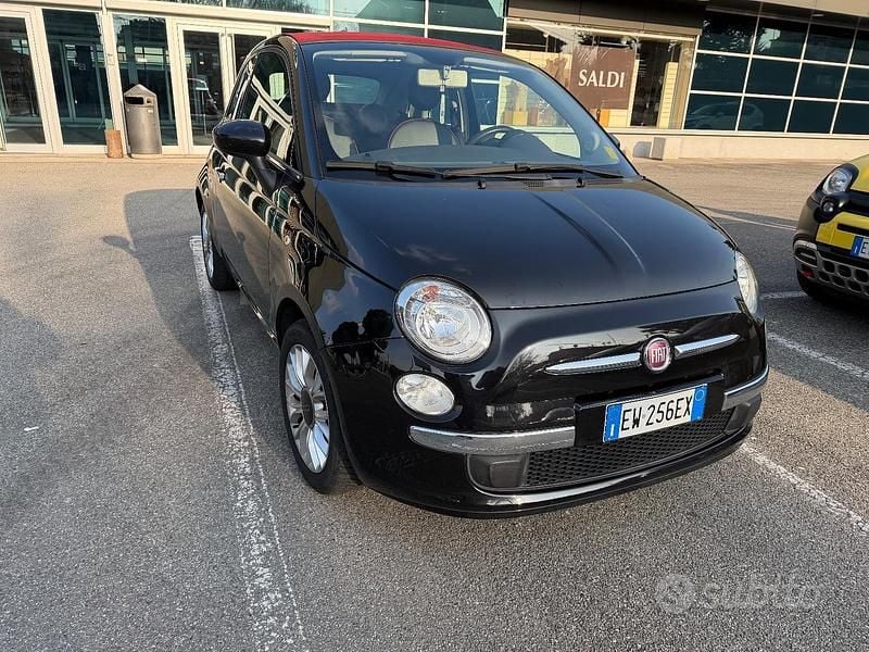 Usata Fiat 500C Lounge 2014 Nero Cabrio