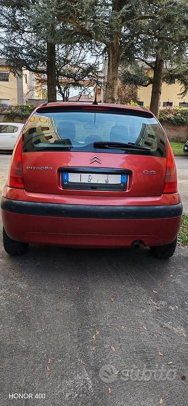 Usata Citroën C3 2002 Rosso Utilitaria