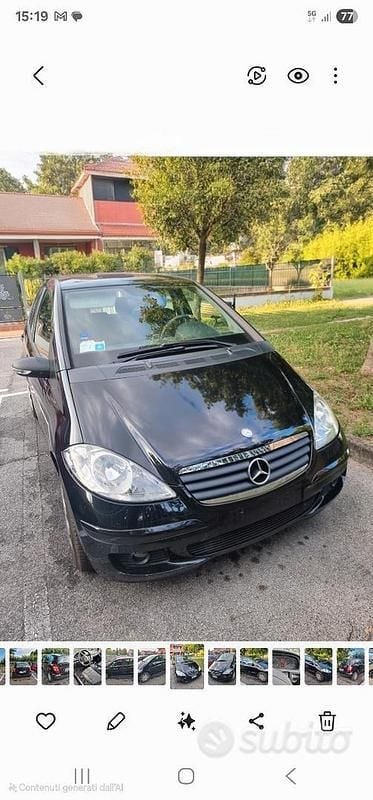 Usata Mercedes A200 95 CV (69 kW) 2008 Nero Utilitaria