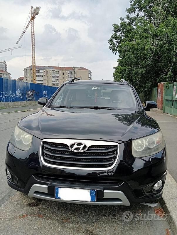 Usata Hyundai Santa Fe 197 CV (144 kW) 2013 Nero SUV