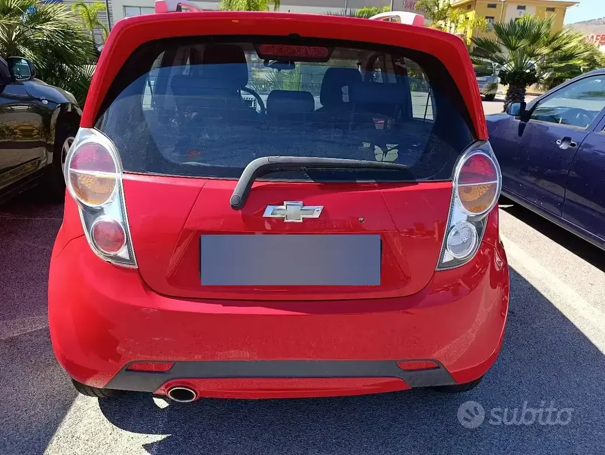 Usata Chevrolet Spark 81 CV (59 kW) 2011 Rosso Utilitaria