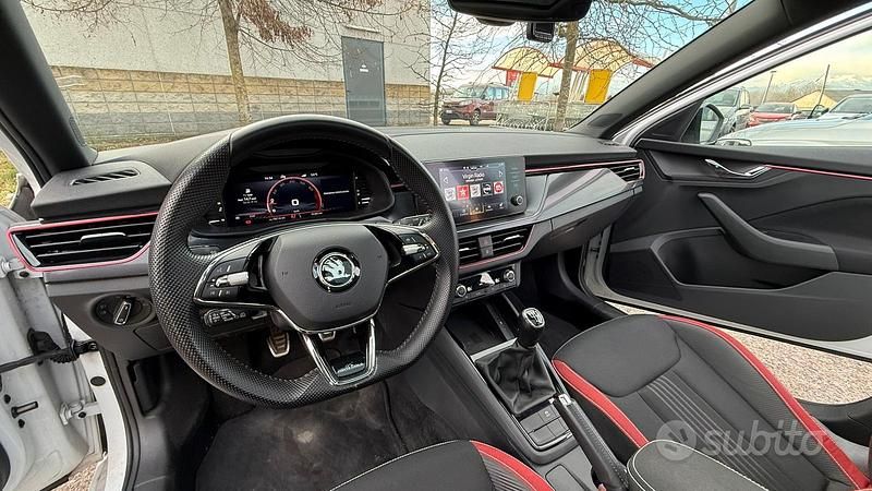 Usata Skoda Scala Monte Carlo 150 CV (110 kW) 2023 Bianco Utilitaria