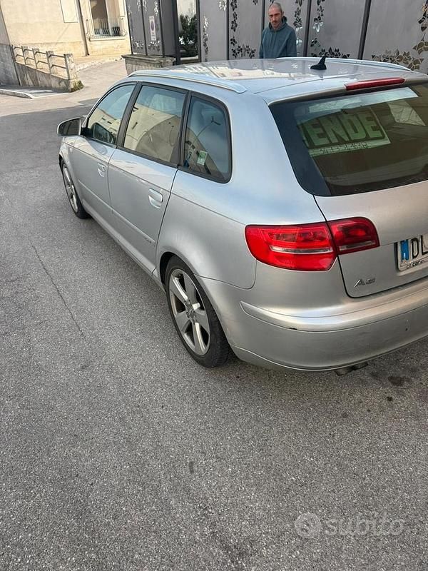 Usata Audi A3 140 CV (102 kW) 2008 Grigio Utilitaria