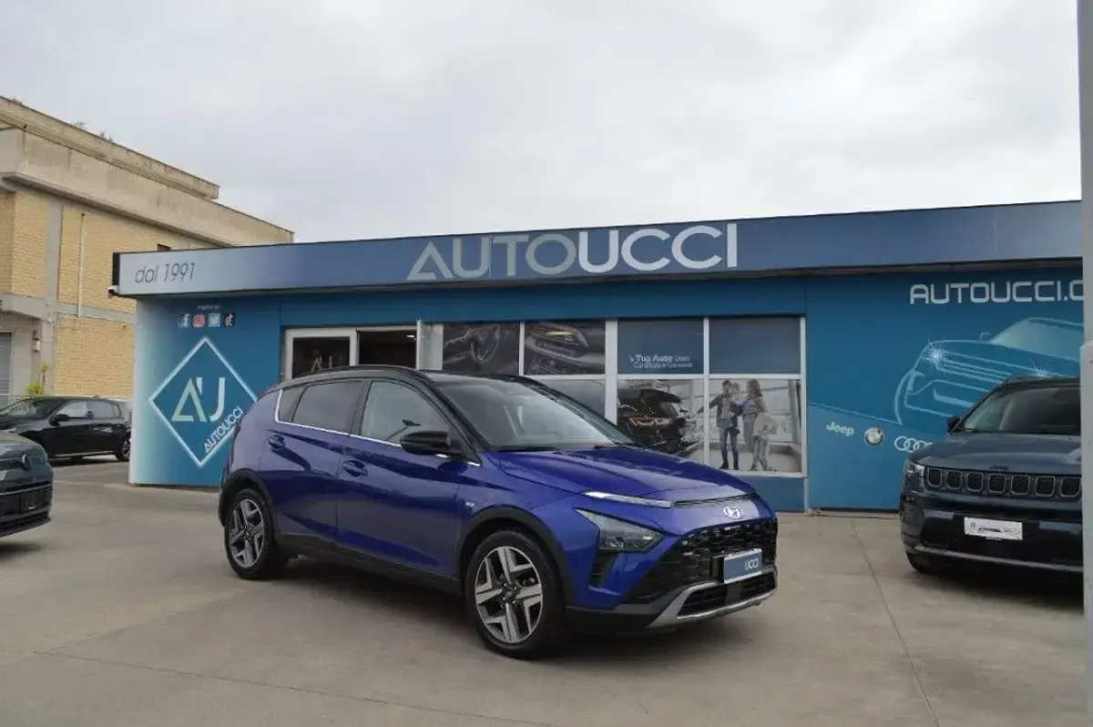 Usata Hyundai Bayon 101 CV (74 kW) 2021 Intense blue SUV