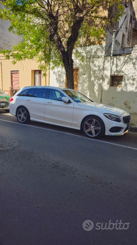 Usata Mercedes C220 Premium 170 CV (125 kW) 2014 Bianco Station wagon