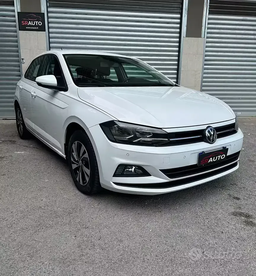 Usata VW Polo Comfortline 95 CV (69 kW) 2019 Bianco Utilitaria