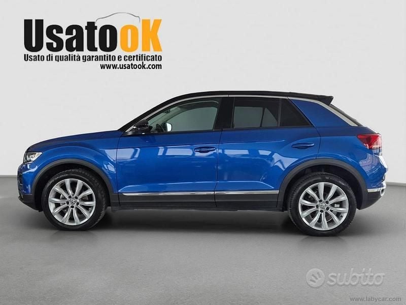 Usata VW T-Roc Advance 150 CV (110 kW) 2019 Blu SUV