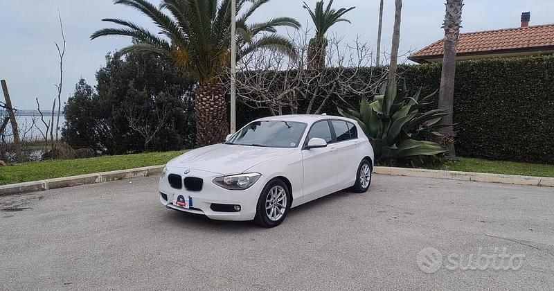 Usata BMW 116 Efficient Dynamics 116 CV (85 kW) 2012 Bianco Utilitaria