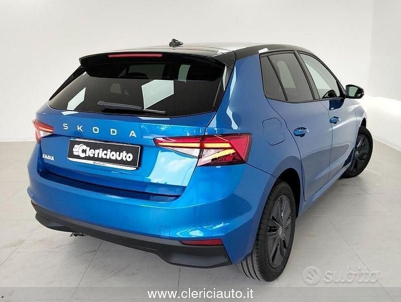 Nuova Skoda Fabia 80 CV (58 kW) 2025 Blu Utilitaria