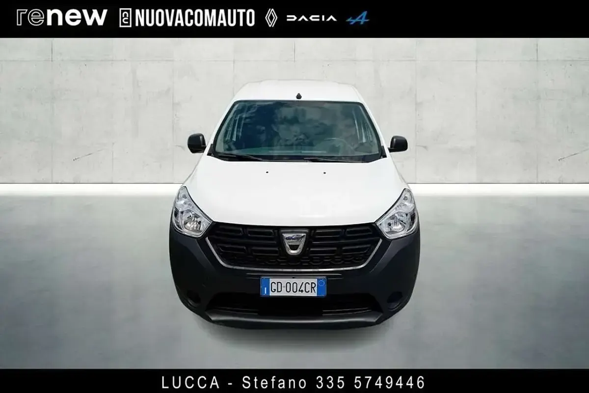 Usata Dacia Dokker 75 CV (55 kW) 2021 Bianco ghiaccio Monovolume