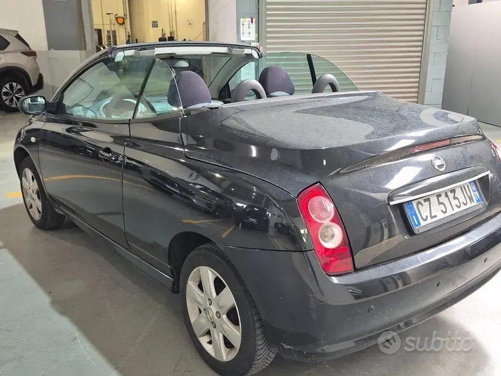 Usata Nissan Micra C+C 88 CV (64 kW) 2006 Nero Cabrio