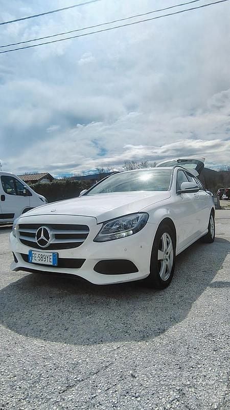 Usata Mercedes C180 Premium Plus 116 CV (85 kW) 2016 Bianco Station wagon