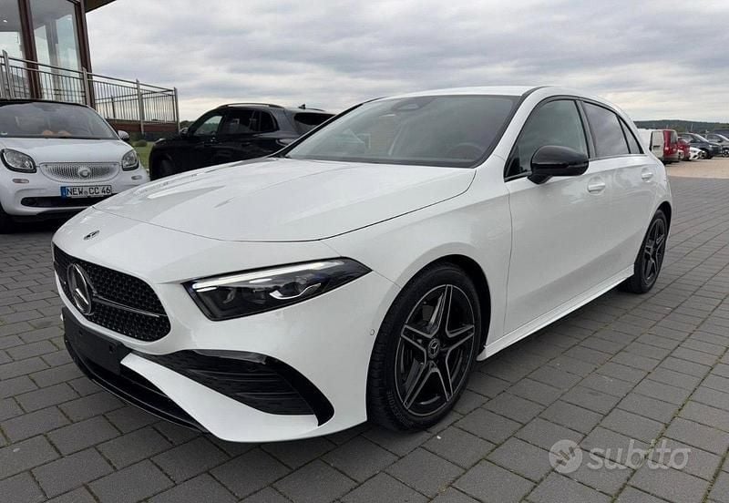 Usata Mercedes A180 AMG line 116 CV (85 kW) 2025 Bianco Berlina