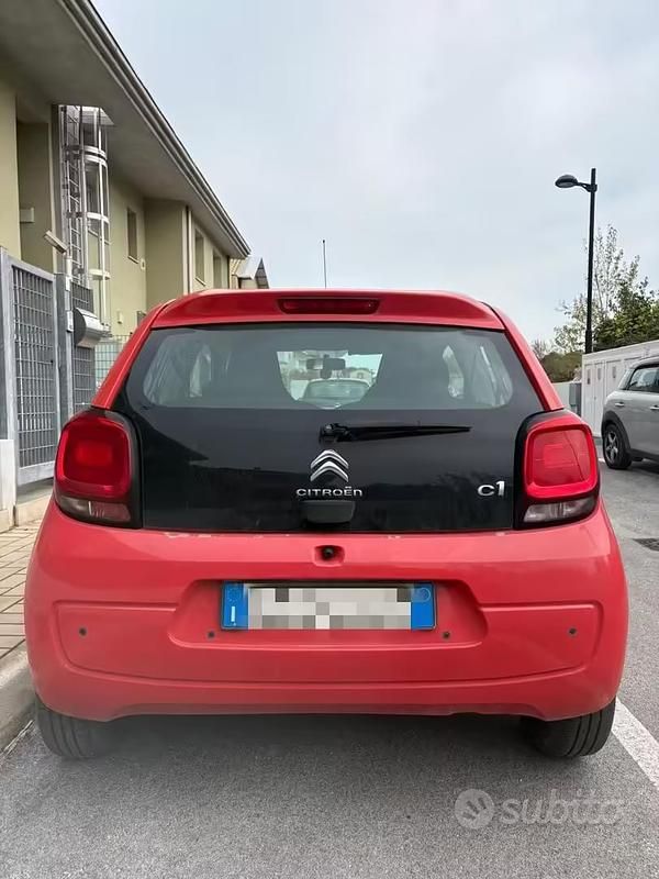 Usata Citroën C1 72 CV (52 kW) 2015 Rosso Utilitaria