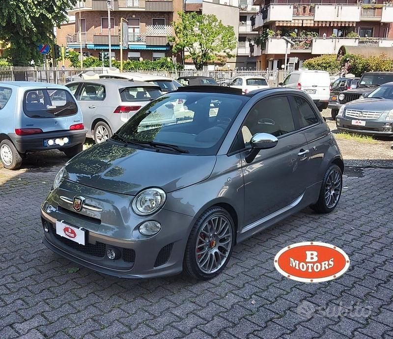 Grigio Usata 2014 Abarth 595C Cabrio | 14.500 € (Buon prezzo) - Immagine 1/4