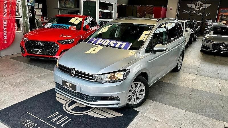Usata VW Touran Business 150 CV (110 kW) 2020 Argento Monovolume