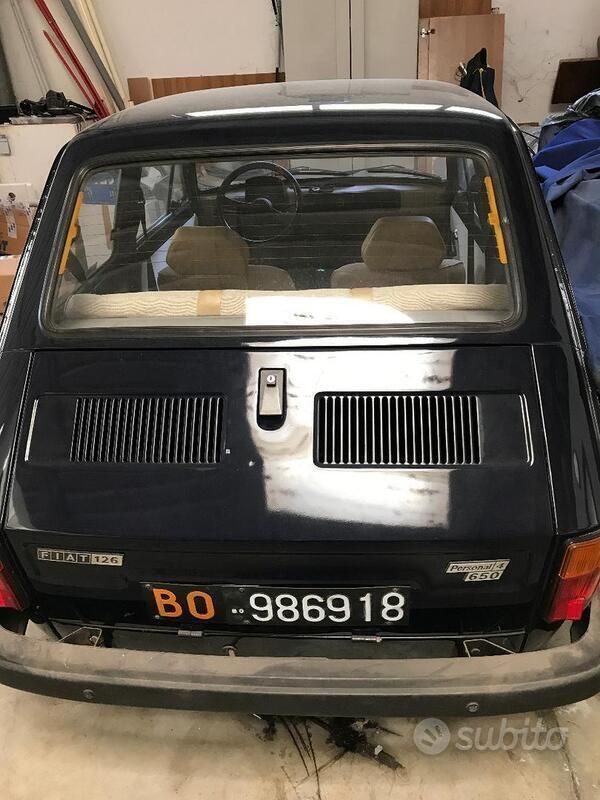 Usata Fiat 126 24 CV (17 kW) 1981 Blu Utilitaria