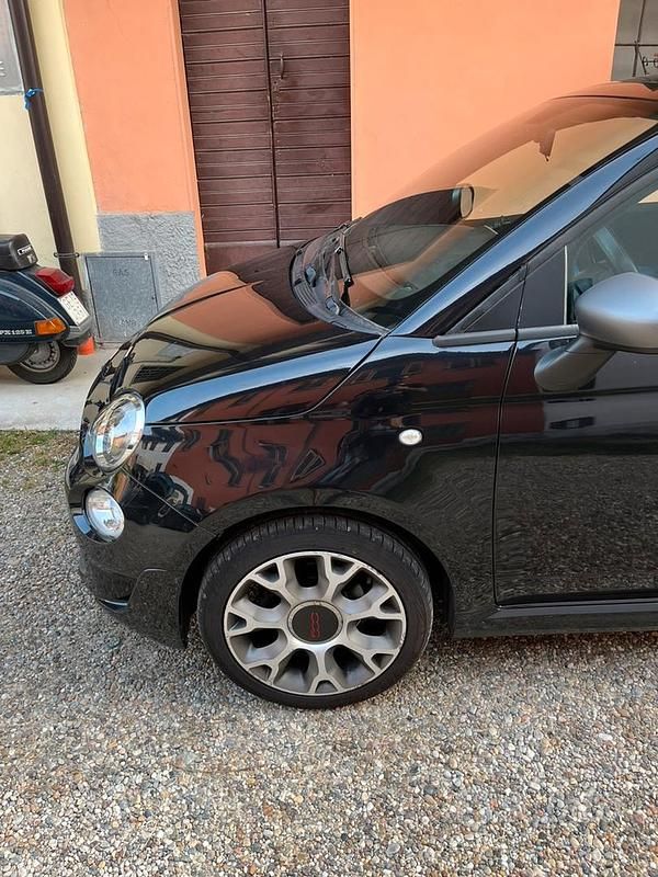 Usata Fiat 500 S 69 CV (50 kW) 2017 Nero Utilitaria