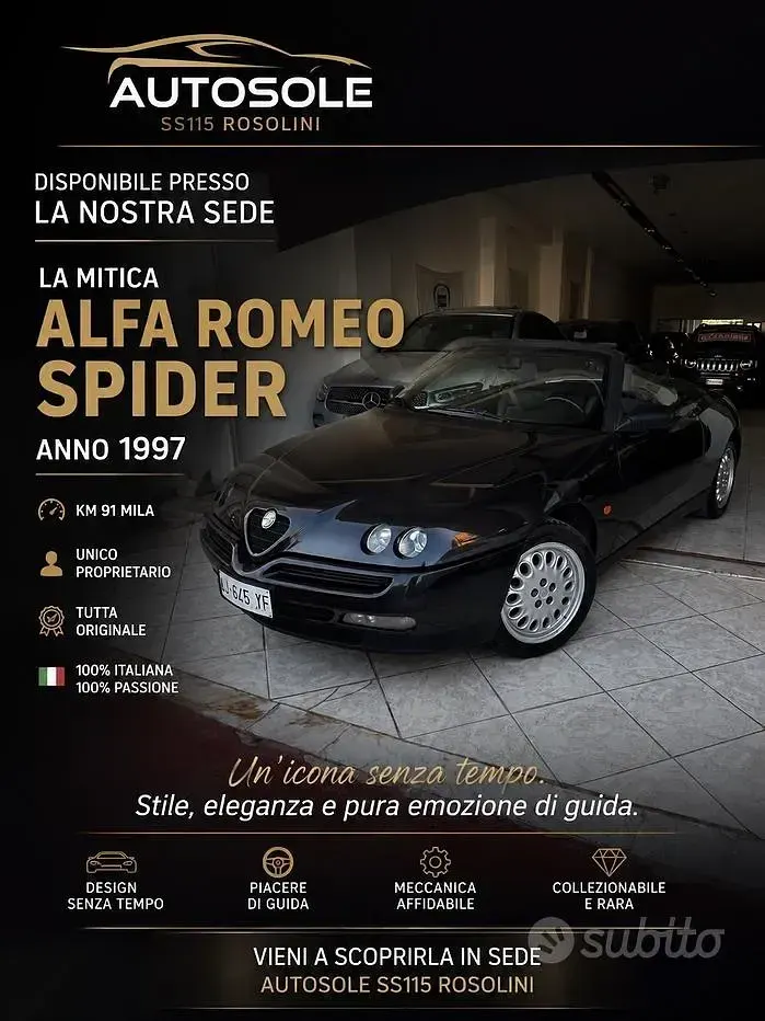 Usata Alfa Romeo Spider 150 CV (110 kW) 1997 Cabrio