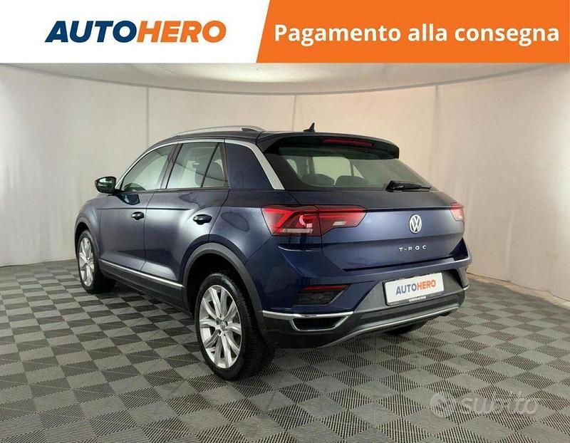 Usata VW T-Roc Advance 116 CV (85 kW) 2020 Blu SUV