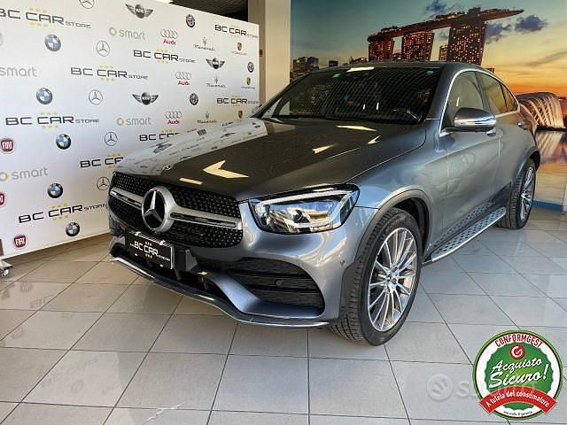Usata Mercedes GLC220 AMG Line Premium Plus 194 CV (142 kW) 2019 Grigio Coupé