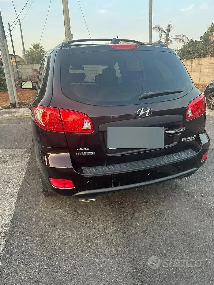Usata Hyundai Santa Fe 197 CV (144 kW) 2010 Rosso SUV