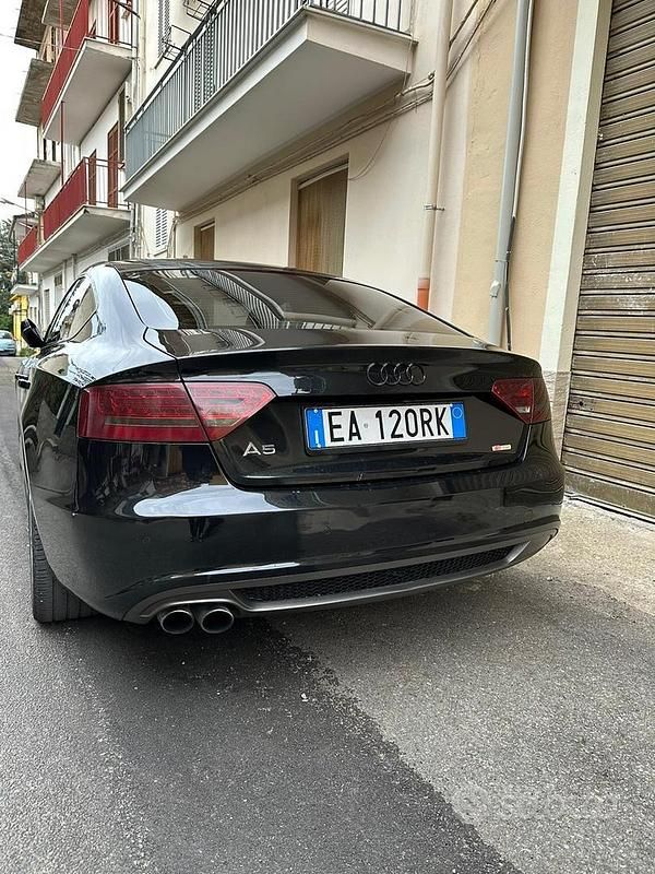 Usata Audi A5 S-Line 2010 Nero Coupé
