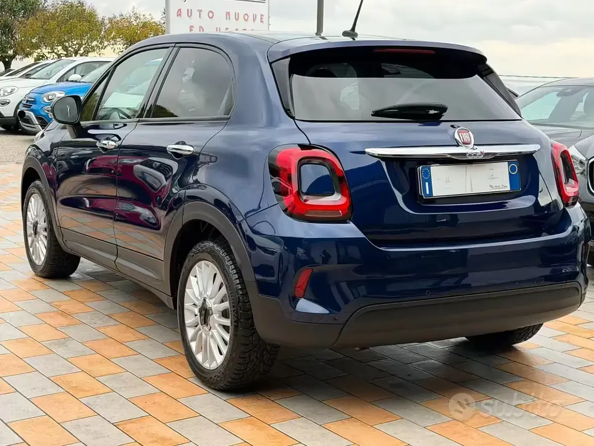 Usata Fiat 500X Connect 130 CV (95 kW) 2022 Blu SUV