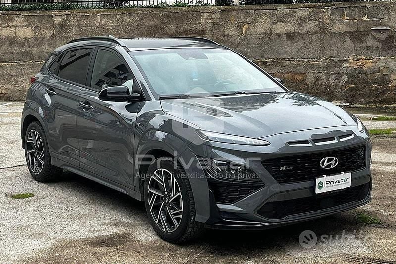 Usata Hyundai Kona N Line 119 CV (87 kW) 2023 Grigio SUV