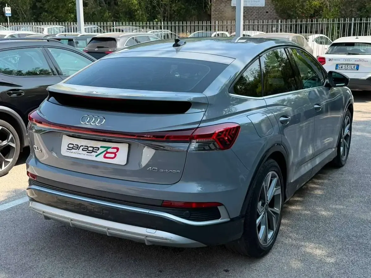 Usata Audi Q4 Sportback e-tron S-Line 69 kW (95 CV) 2022 Grigio pastello SUV