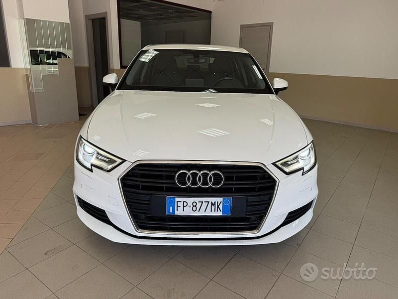 Usata Audi A3 Sport 116 CV (85 kW) 2018 Bianco Berlina