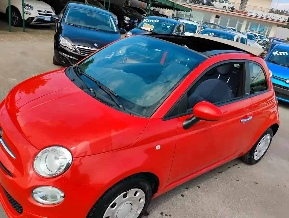 Usata Fiat 500C Dolcevita 69 CV (50 kW) 2022 Arancione Cabrio