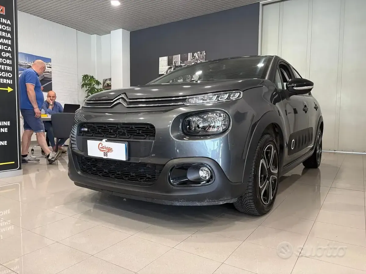 Usata Citroën C3 PureTech 83 CV (61 kW) 2017 Grigio grafite Berlina