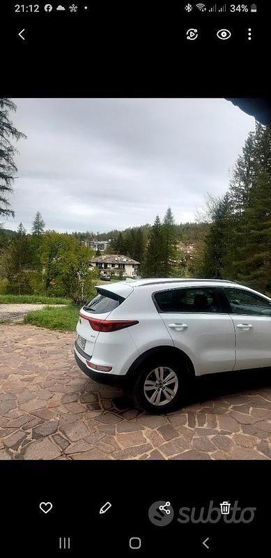Usata Kia Sportage 116 CV (85 kW) 2017 Bianco SUV
